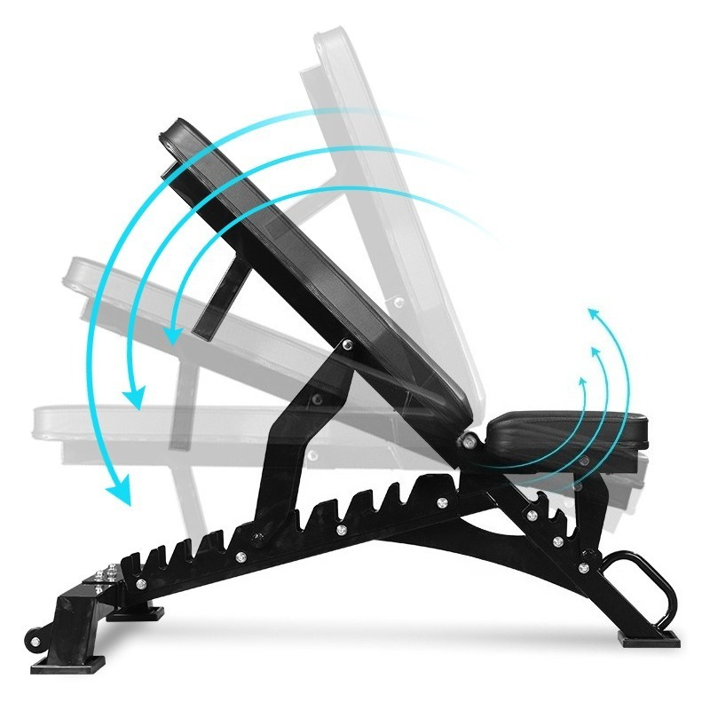 Home Gym Designs - Panca per manubri regolabile in metallo,