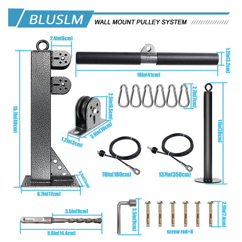Sistema di pulegge per palestr - Cable Pulley System recensione e prezzo