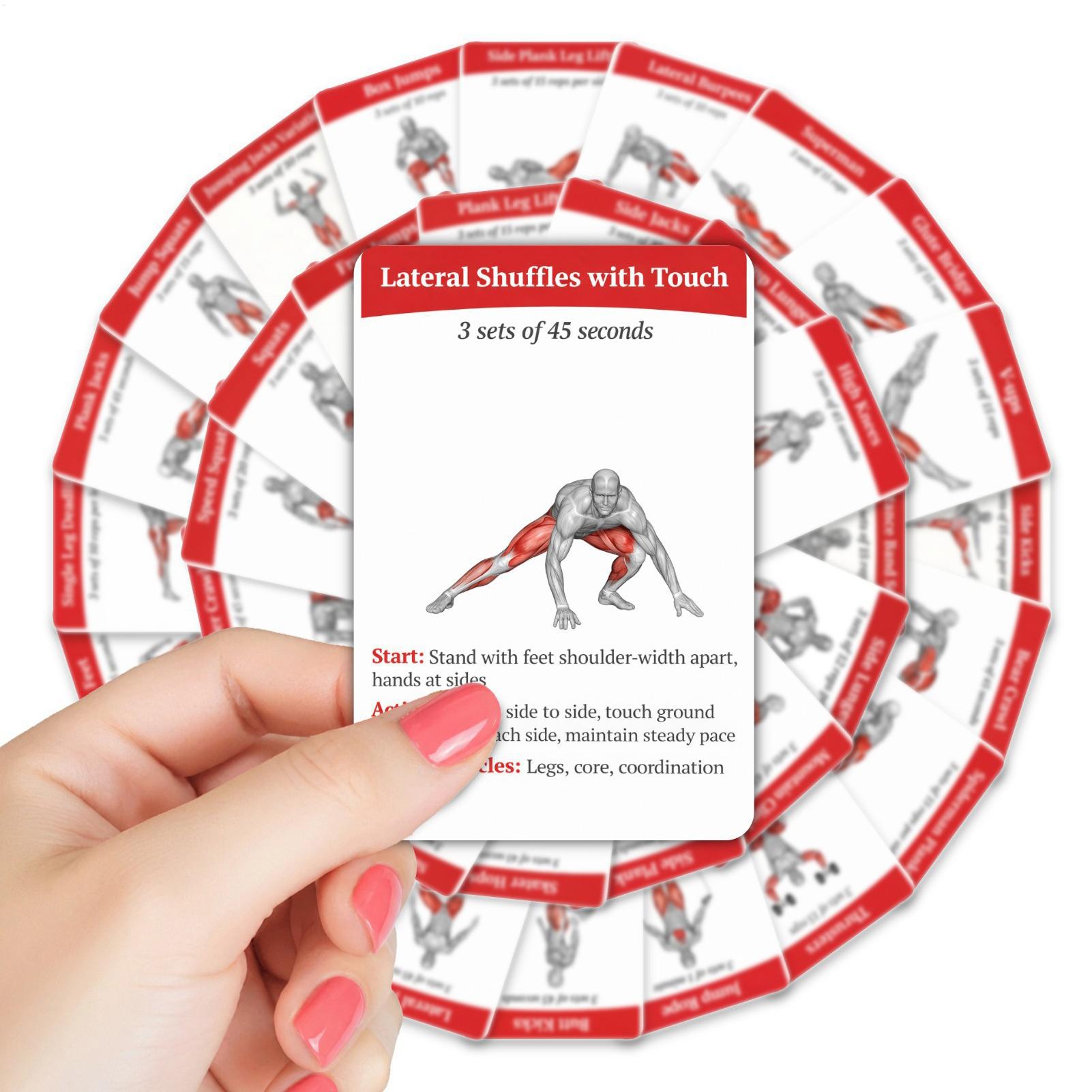 Set di Carte per Esercizi, 36  - Home Gym Outfit recensione e prezzo