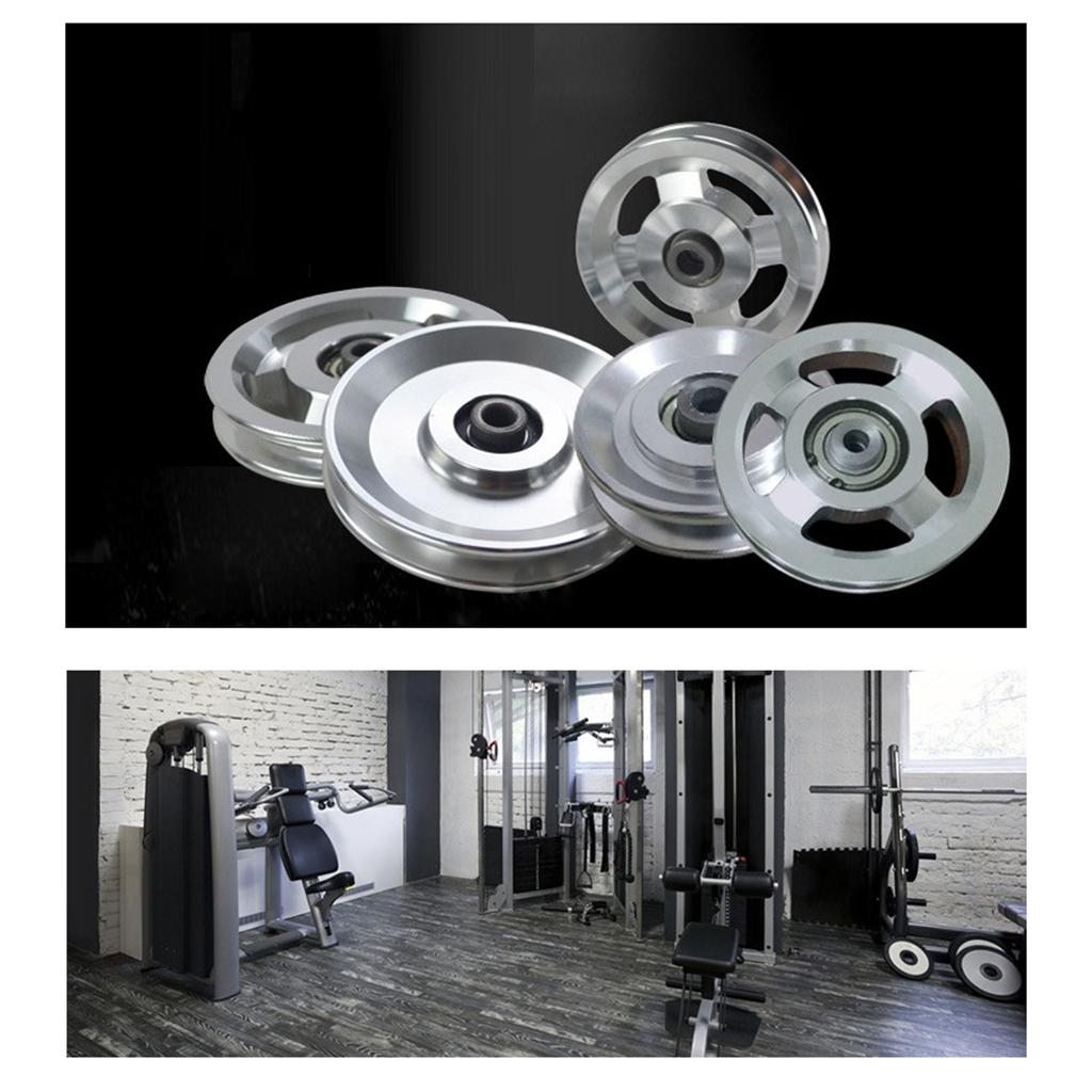Rullo in alluminio con scanala - Home Gym Diy Pulley System recensione e prezzo