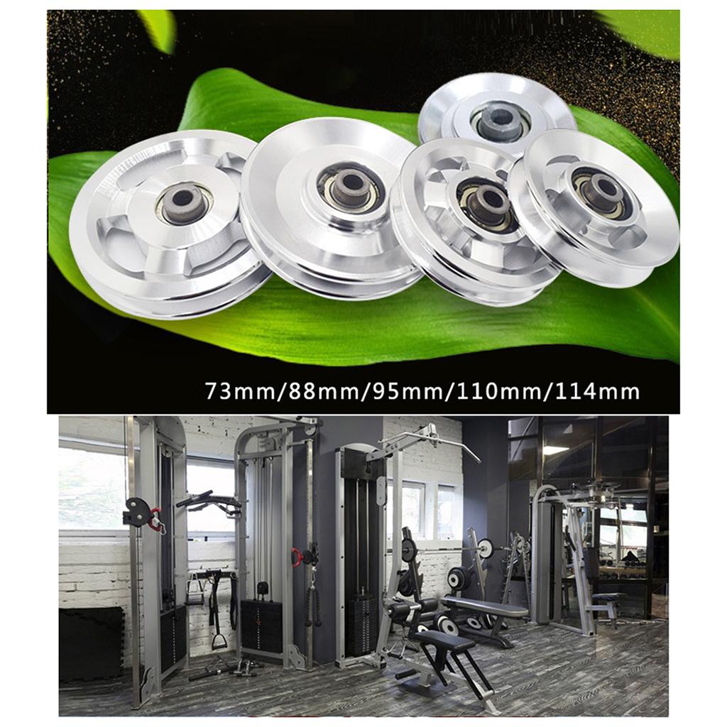 Rullo in alluminio con scanala - Home Gym Diy Pulley System recensione e prezzo