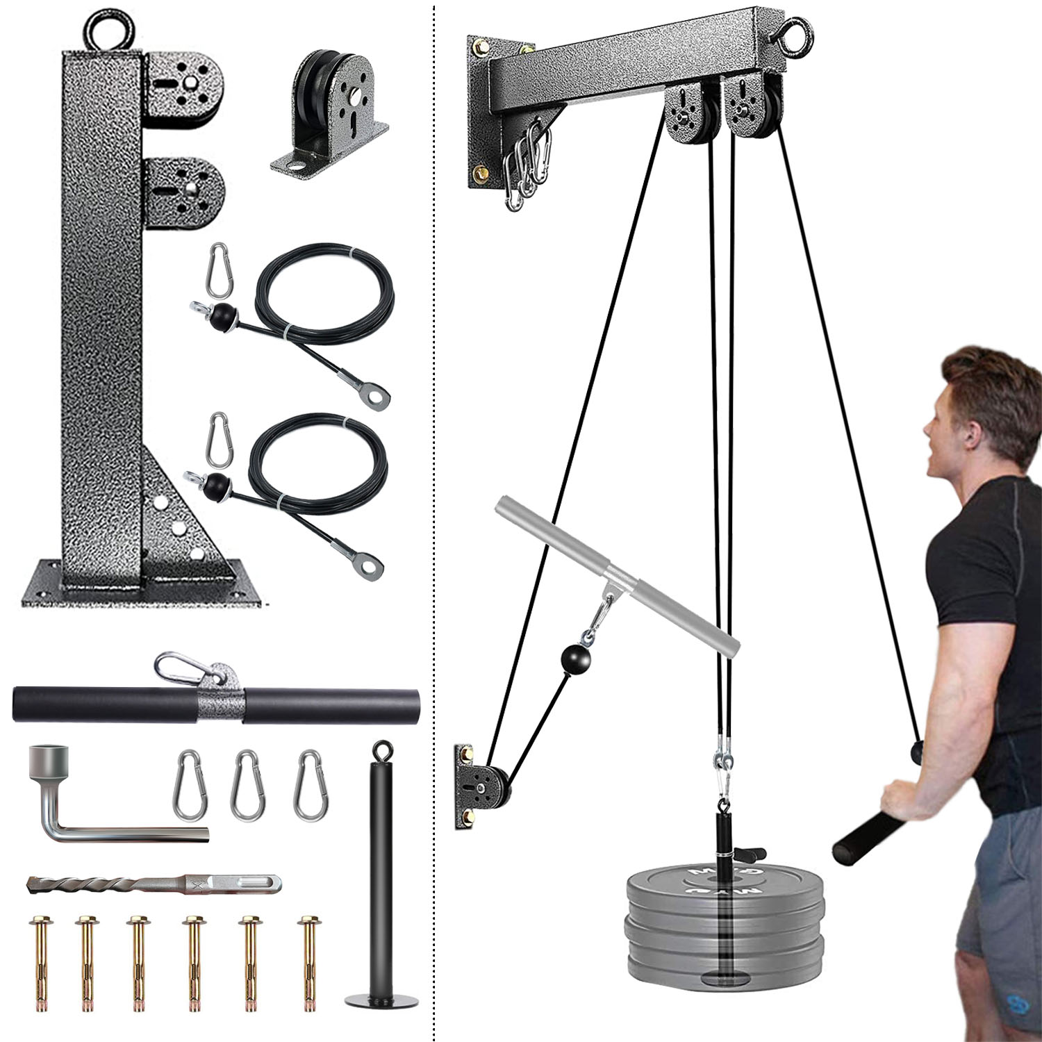 Sistema di pulegge per montagg - Cable Pulley System recensione e prezzo