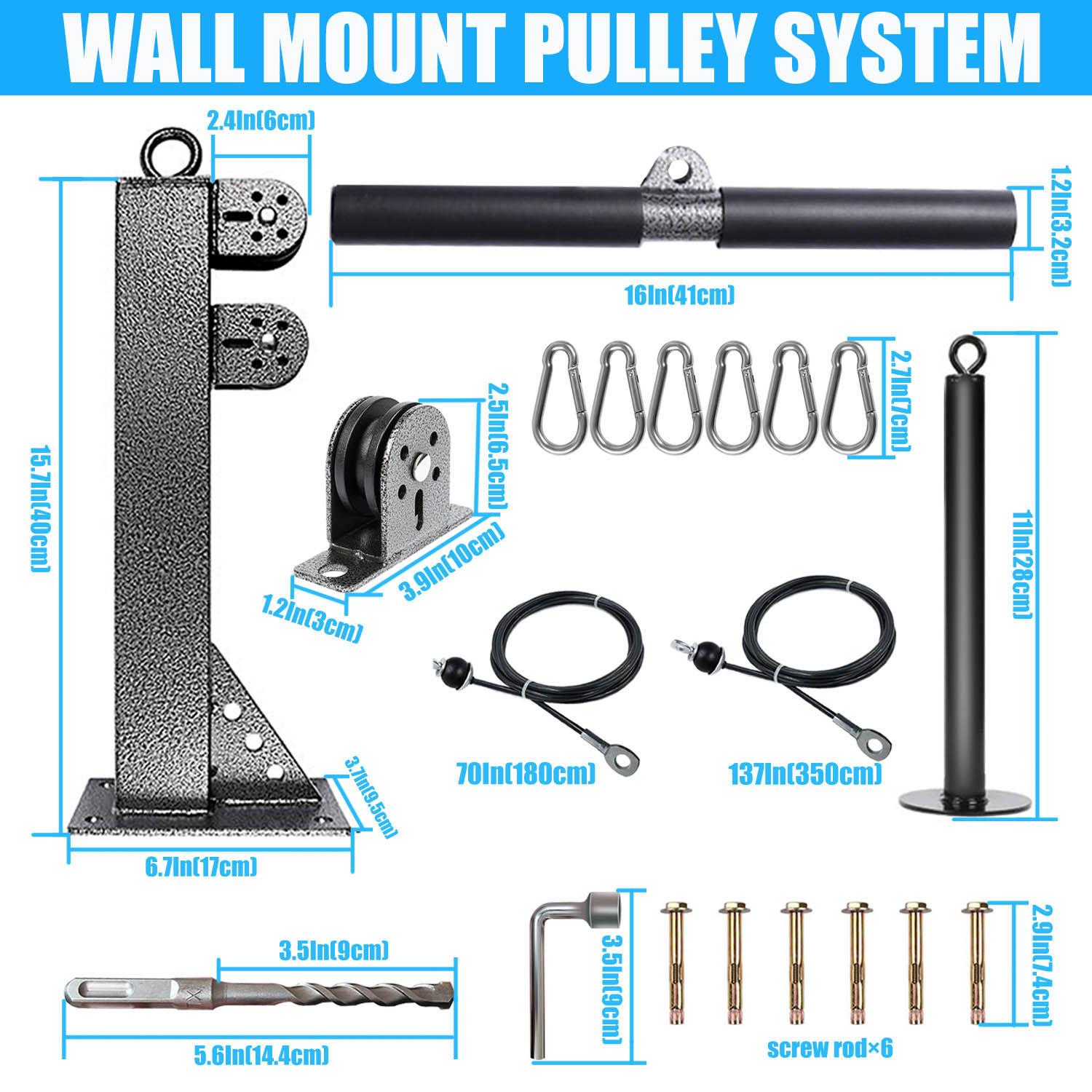 Sistema di pulegge per montagg - Cable Pulley System recensione e prezzo
