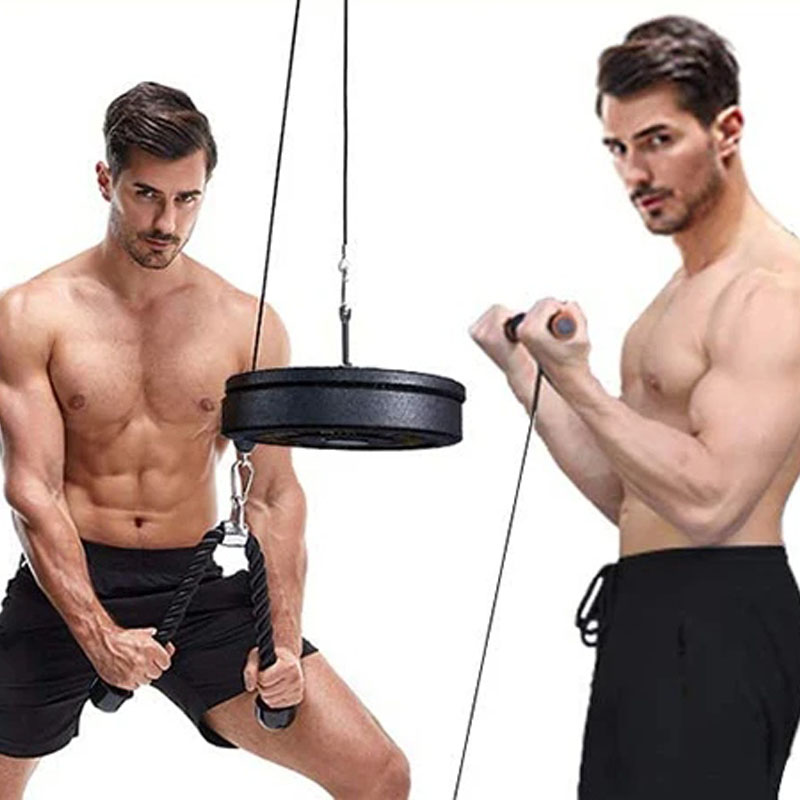 Sistema di pulegge per cavi da - Home Gym Diy Pulley System recensione e prezzo