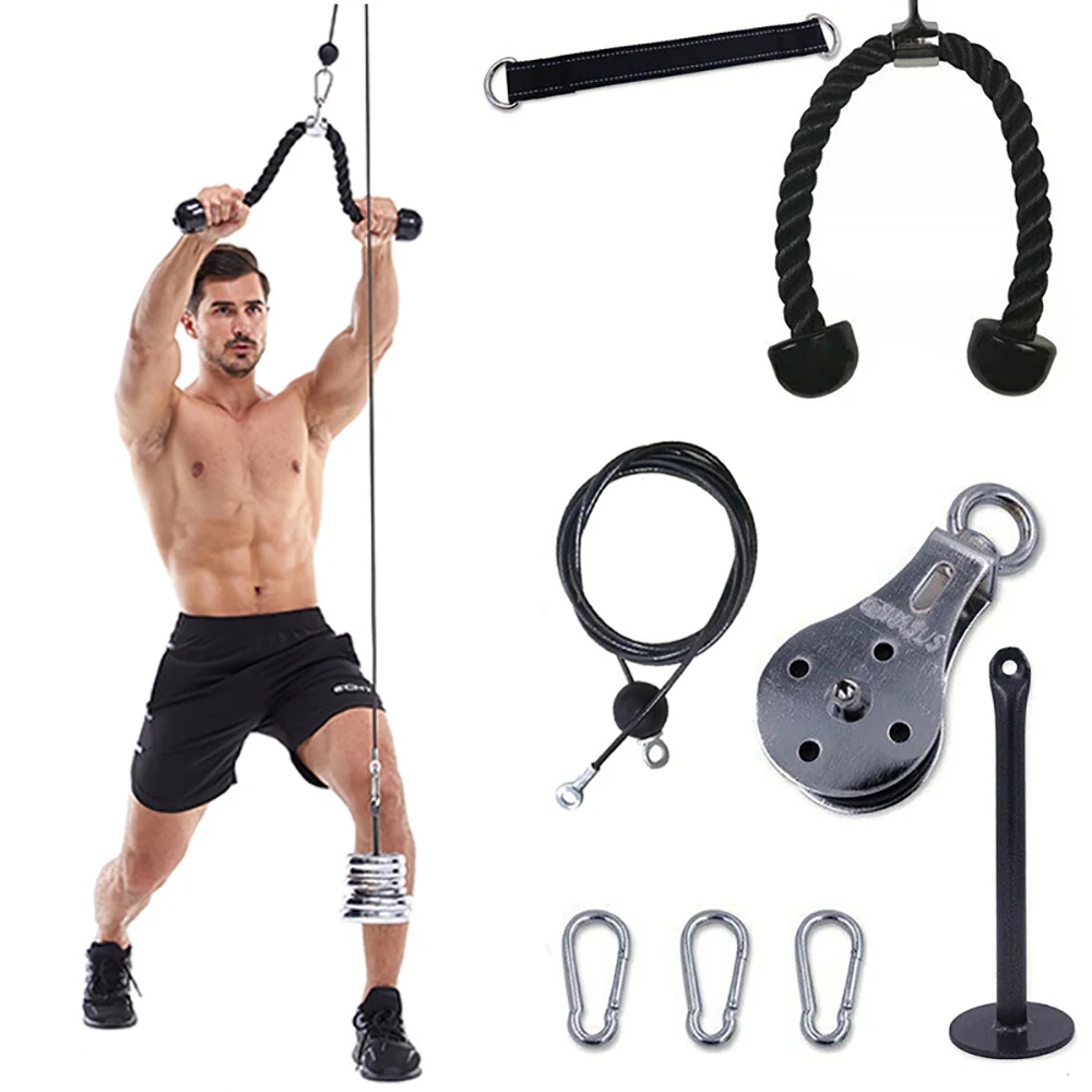 Sistema di pulegge per cavi da - Home Gym Diy Pulley System recensione e prezzo